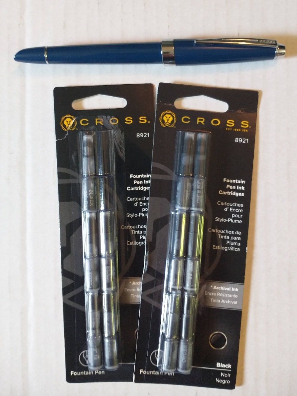 Cross Fountain Pen with ink refills